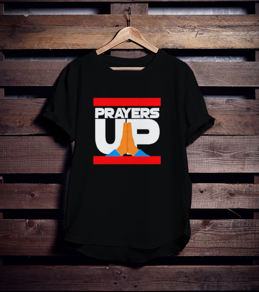 Prayers Up Hands Together T-Shirt