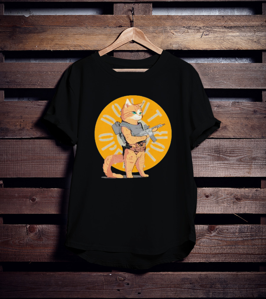Revenge Of Squirt Cat Armed With Justice Against Dog Domination T-Shirt