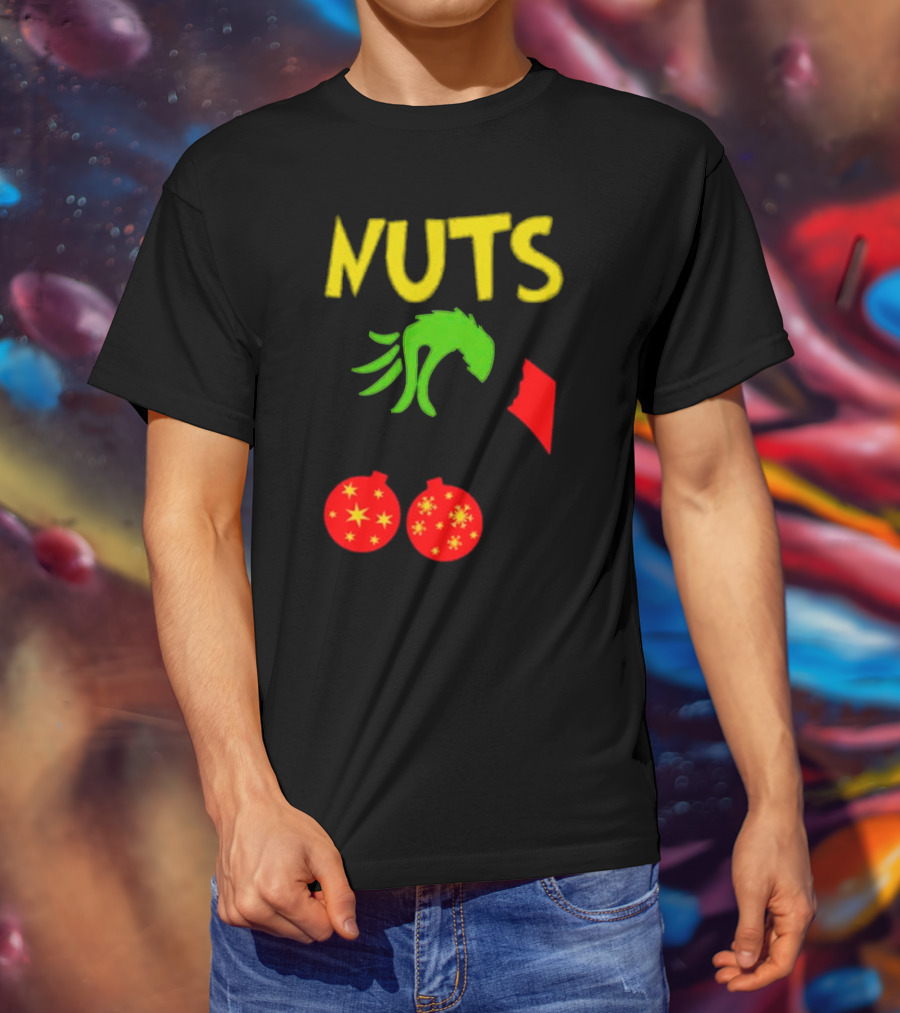 Nuts Grinch Christmas Couples Baby T-Shirt