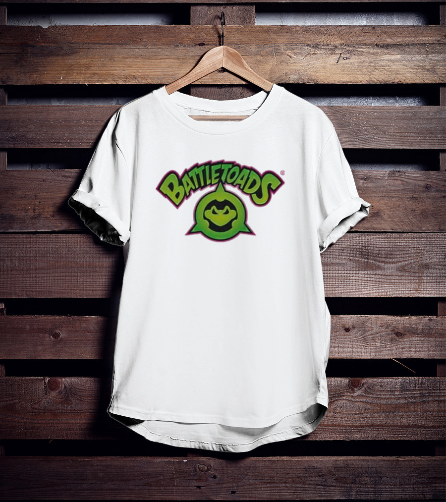 Battletoads Green Logo Frog Emblem T-Shirt