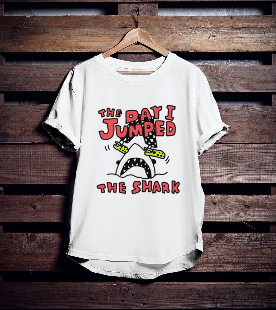 The Day I Jumped The Shark With Diving Fins T-Shirt