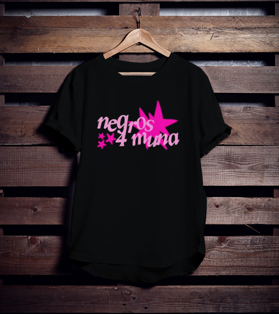 Negros 4 Muna Pink Stars T-Shirt