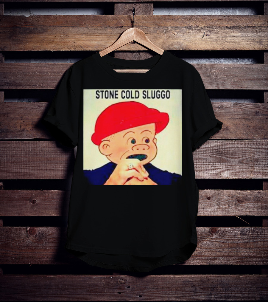 STONE COLD SLUGGO RED HAT CHARACTER HAND GESTURE T-Shirt