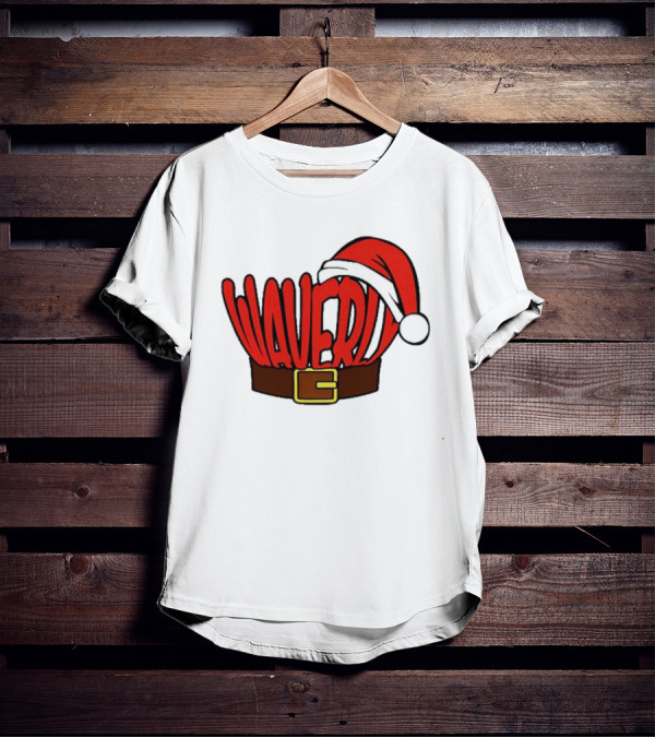 Waverly Christmas Santa Hat With Belt T-Shirt