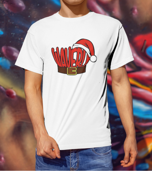 Waverly Christmas Santa Hat With Belt T-Shirt