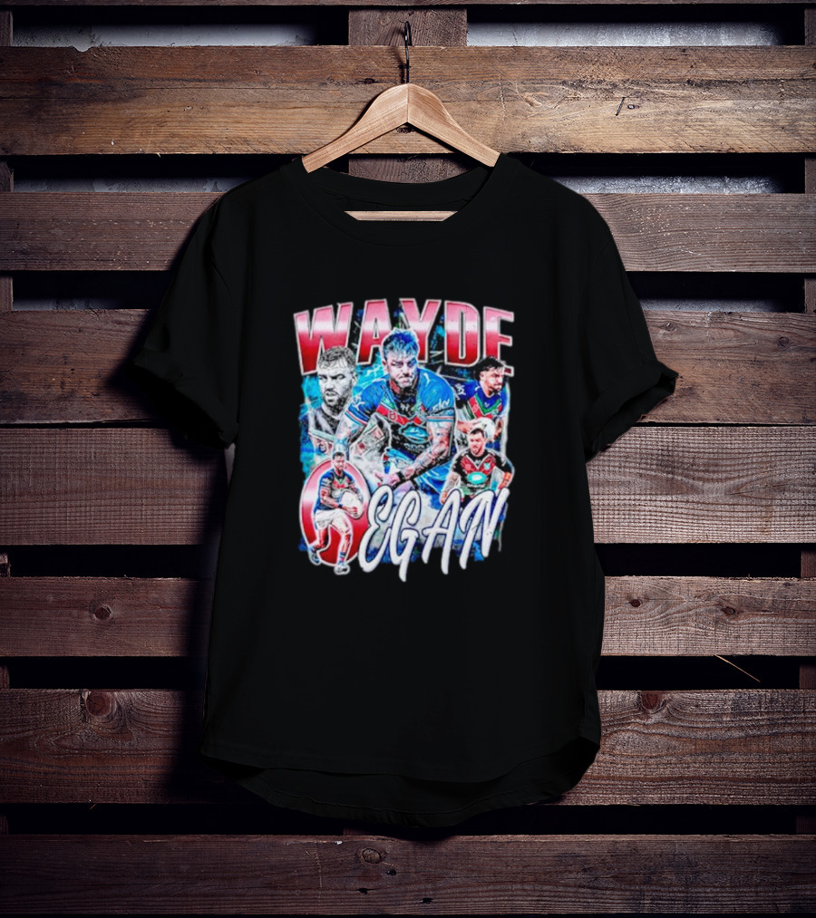 Wayde Egan New Zealand Warriors Rugby T-Shirt