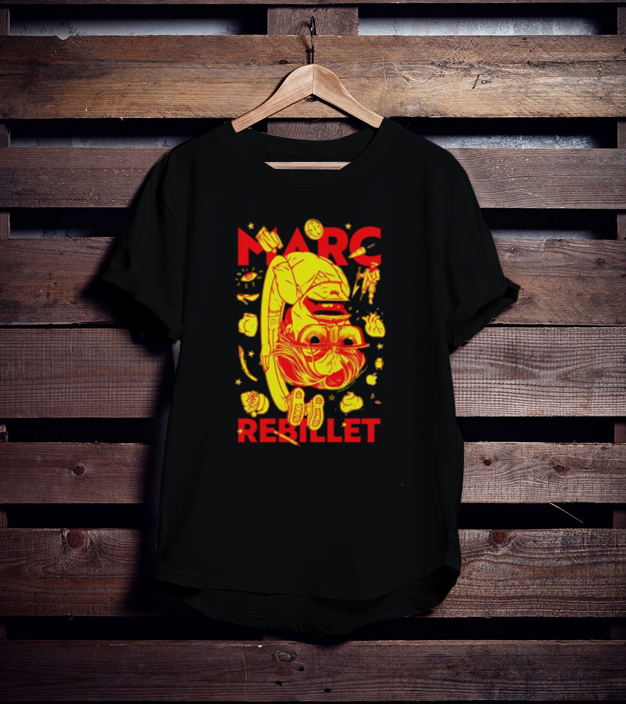 Marc Rebillet Loop Daddy Playful Cartoon Style Vibrant Colors T-Shirt