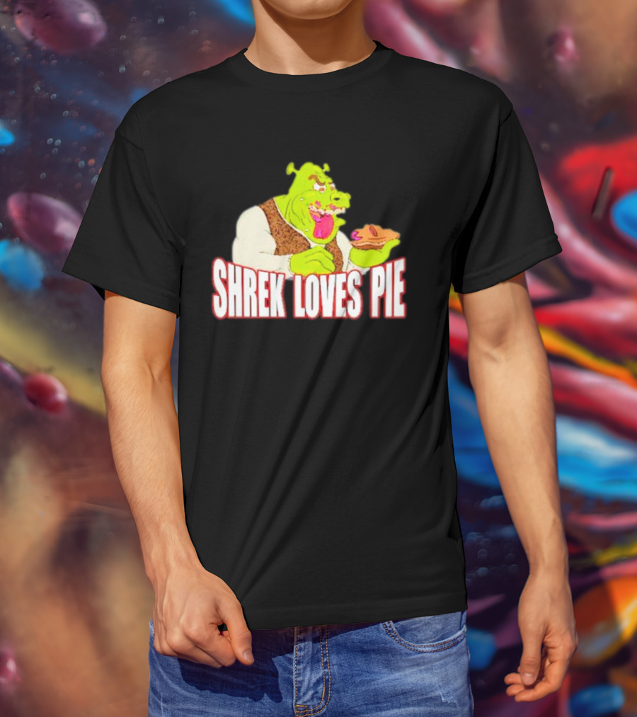Shrek Loves Pie Ogre Eating T-Shirt