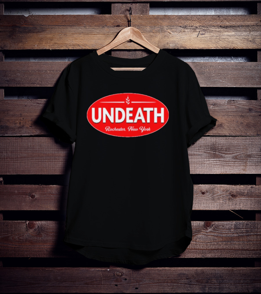 UNDEATH Rochester New York Red Oval Emblem T-Shirt