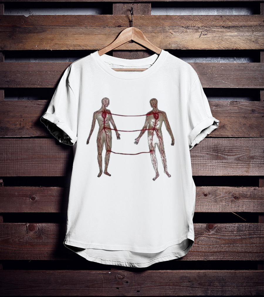 Marcos Alvarado Vascular Diagram Connected Figures T-Shirt