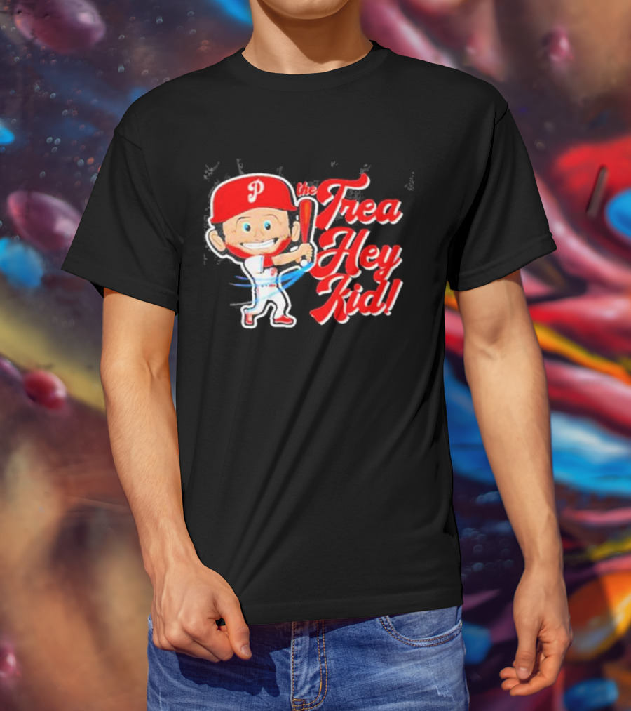 The Trea Hey Kid Philadelphia Phillies Character T-Shirt