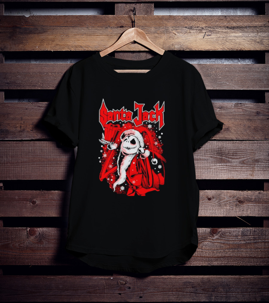 Santa Jack The Nightmare Before Christmas Jack Skellington T-Shirt