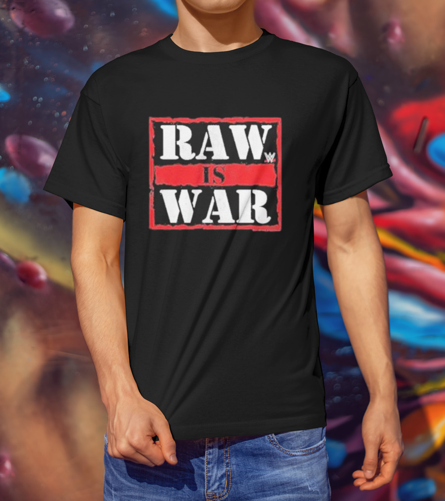 WWE Raw Is War Logo Design Ripple Junction T-Shirt