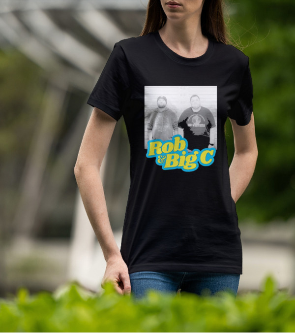 Rob And Big C Bob Wrestlers Mugshot T-Shirt