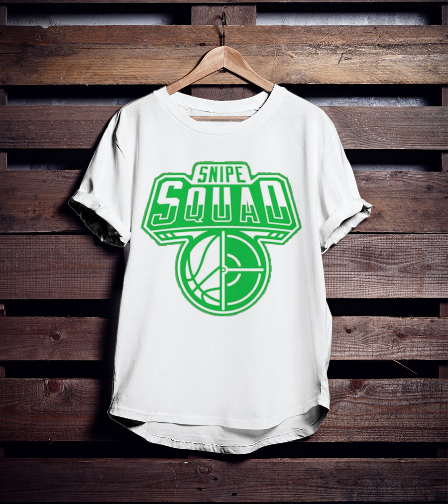 Boston Celtics Snipe Squad Basketball Crosshair T-Shirt