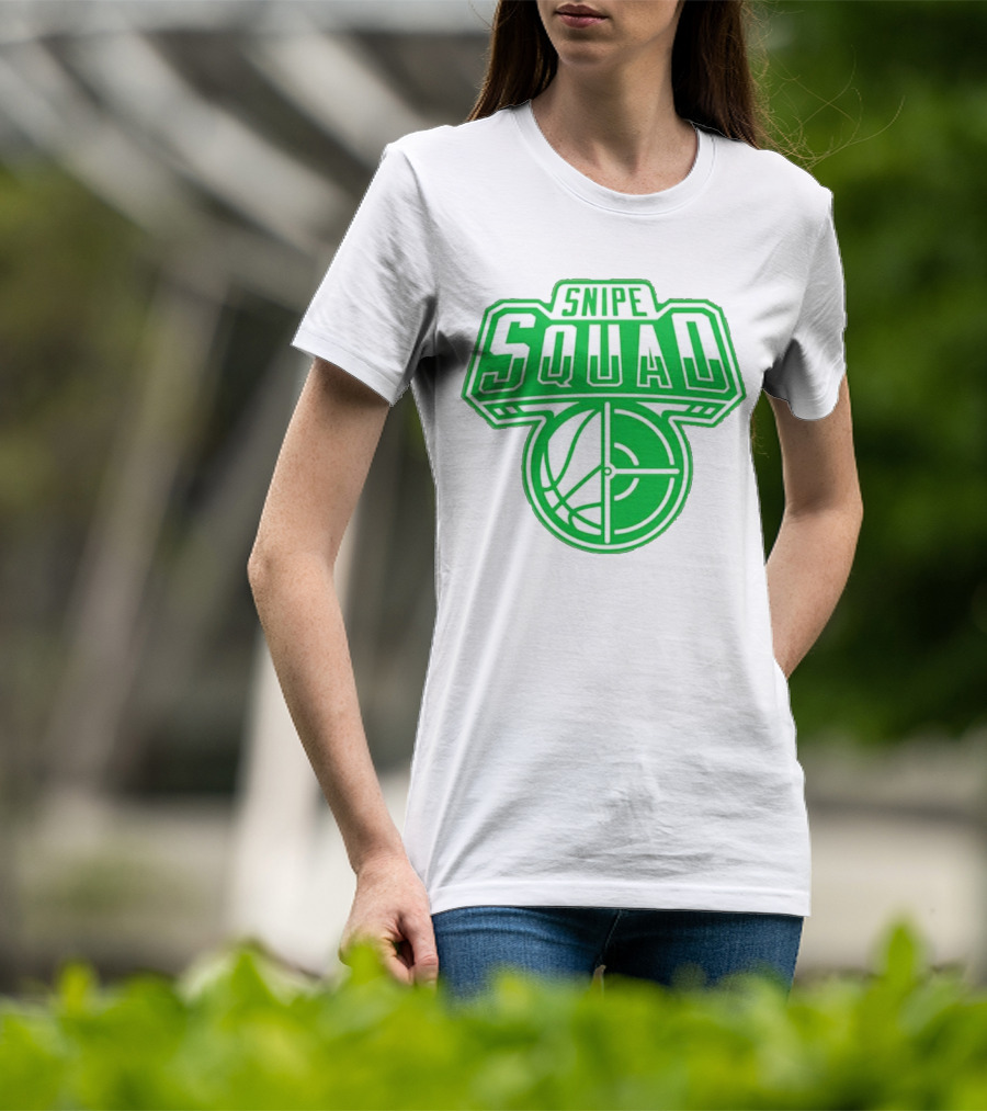 Boston Celtics Snipe Squad Basketball Crosshair T-Shirt