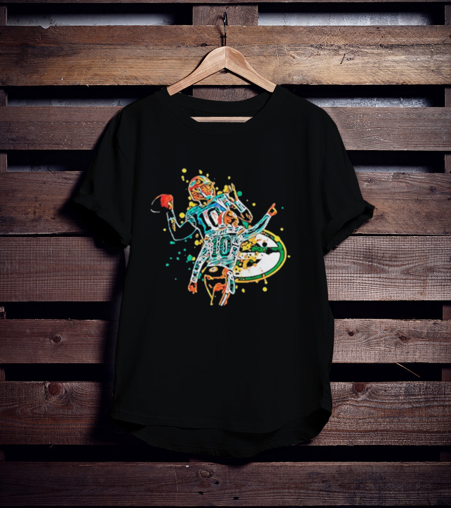 Jordan Love Green Bay Packers It’s All Love Number 10 Football Pass Gesture T-Shirt
