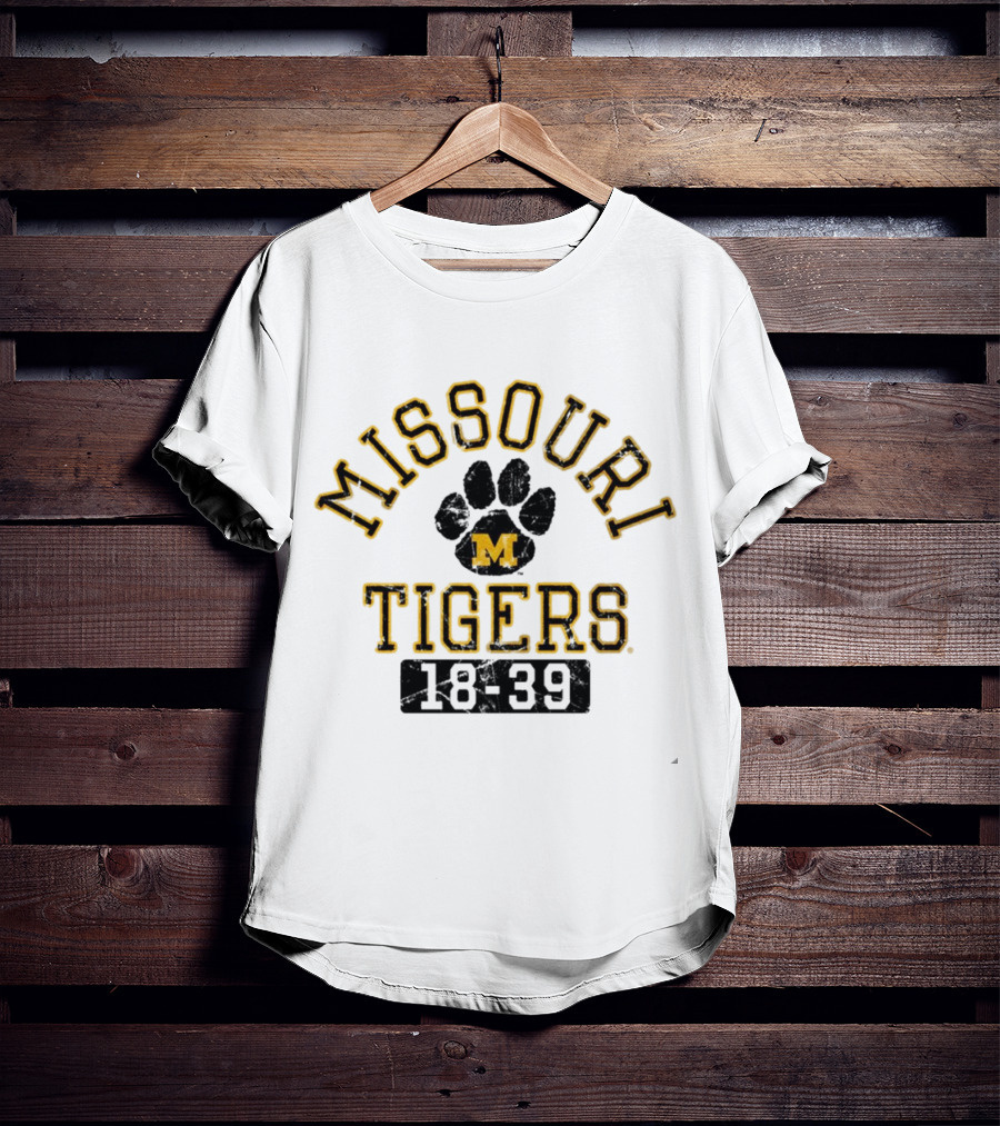 Missouri Tigers 18-39 Paw Logo Mizzou Legacy T-Shirt