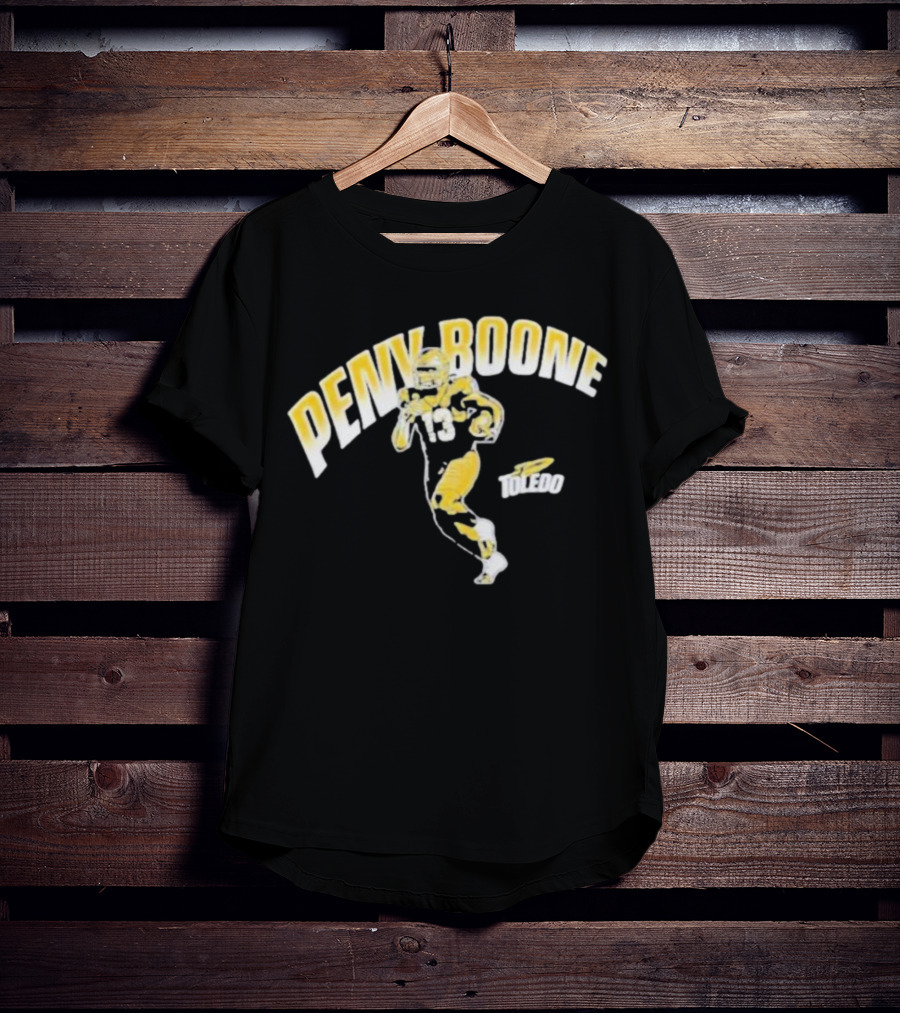 Penny Boone Toledo Football Number 13 Caricature T-Shirt