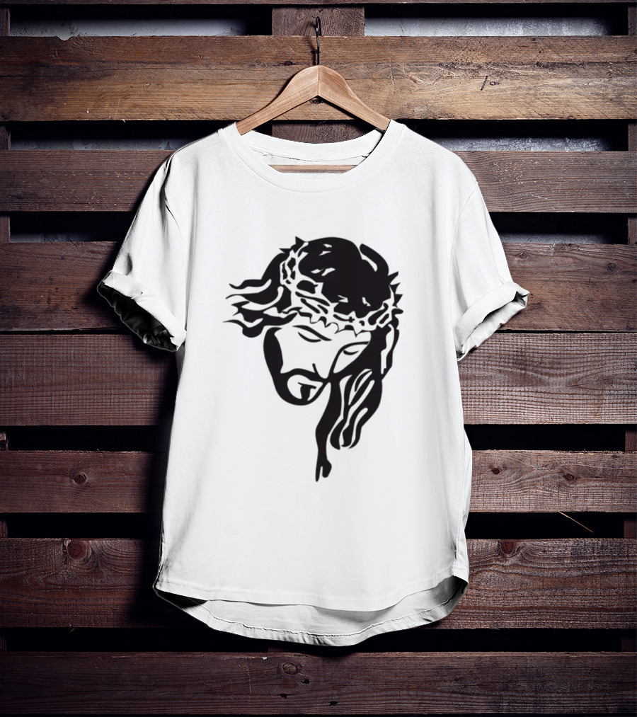 Jesus Christ Crown Of Thorns Christian T-Shirt