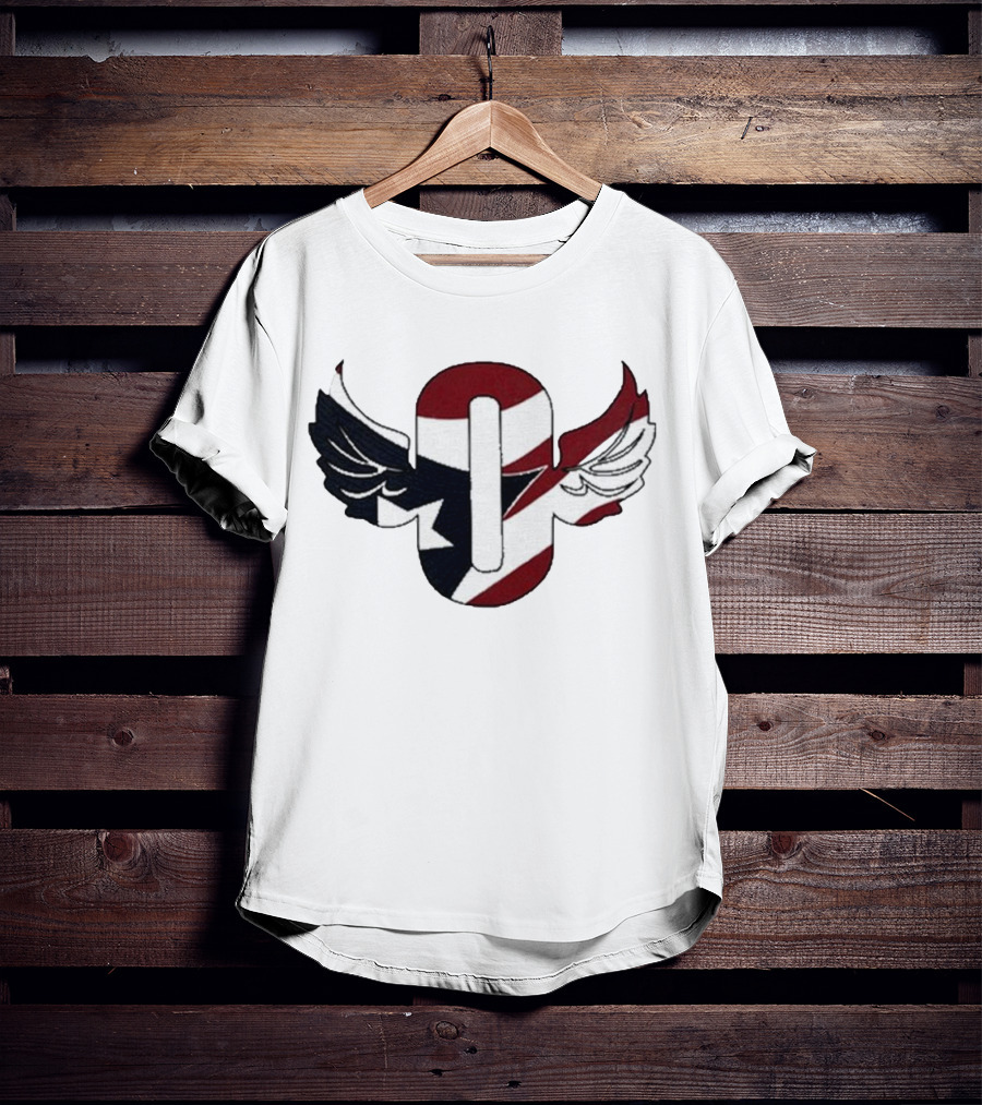 A1 Vintage Outkast Winged Emblem Flag T-Shirt