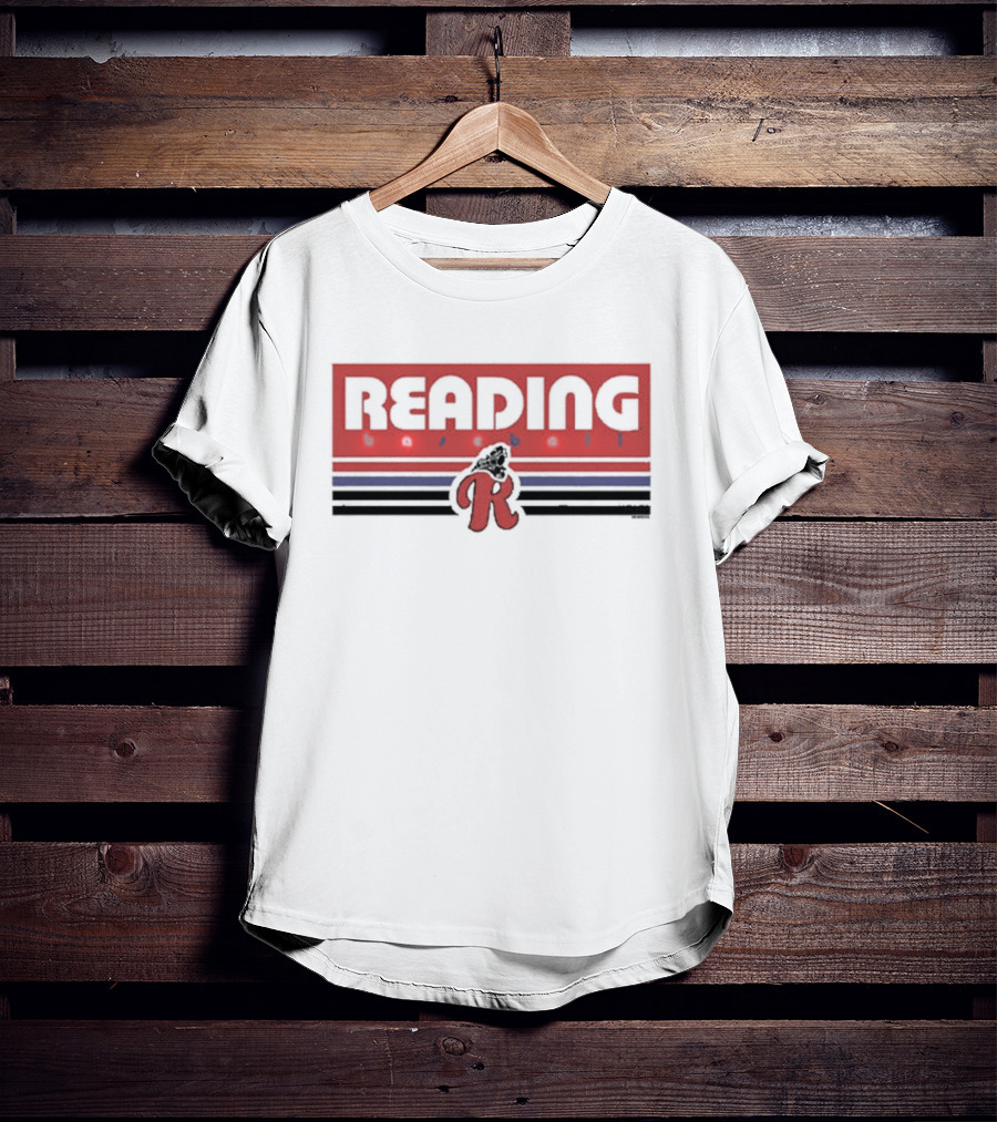 Reading Baseball Bimmridder Train Oatmeal T-Shirt