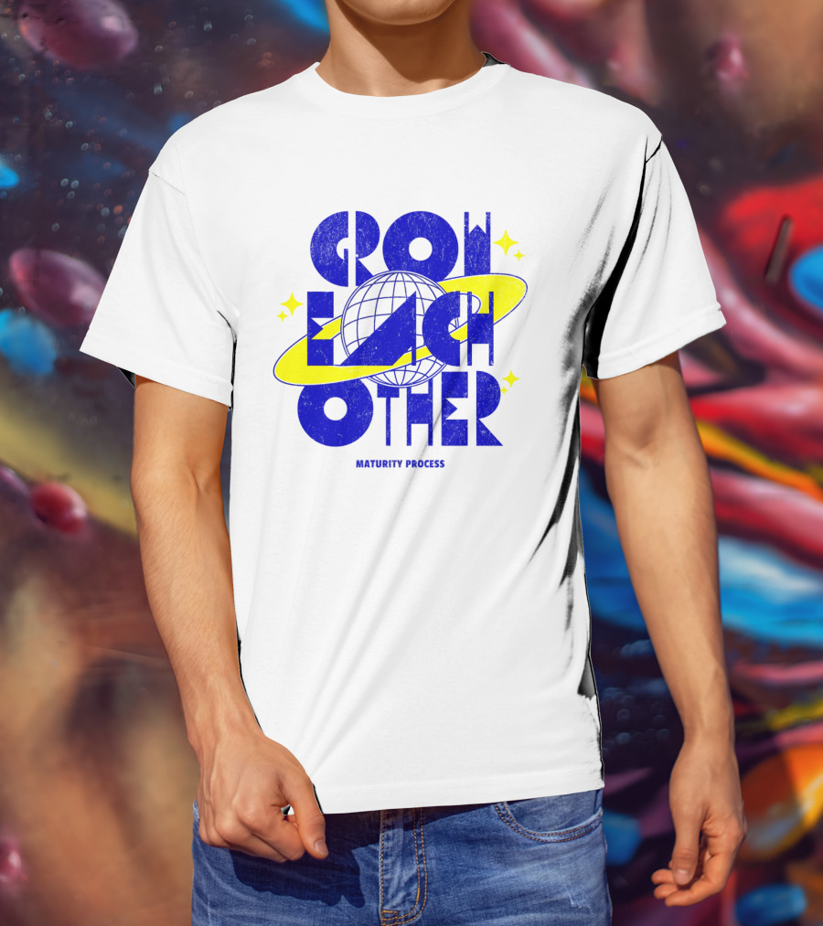 GROW EACH OTHER MATURITY PROCESS Planetary T-Shirt