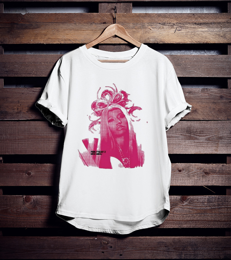 Nicki Minaj Pink Friday 2 Artistic Pink T-Shirt