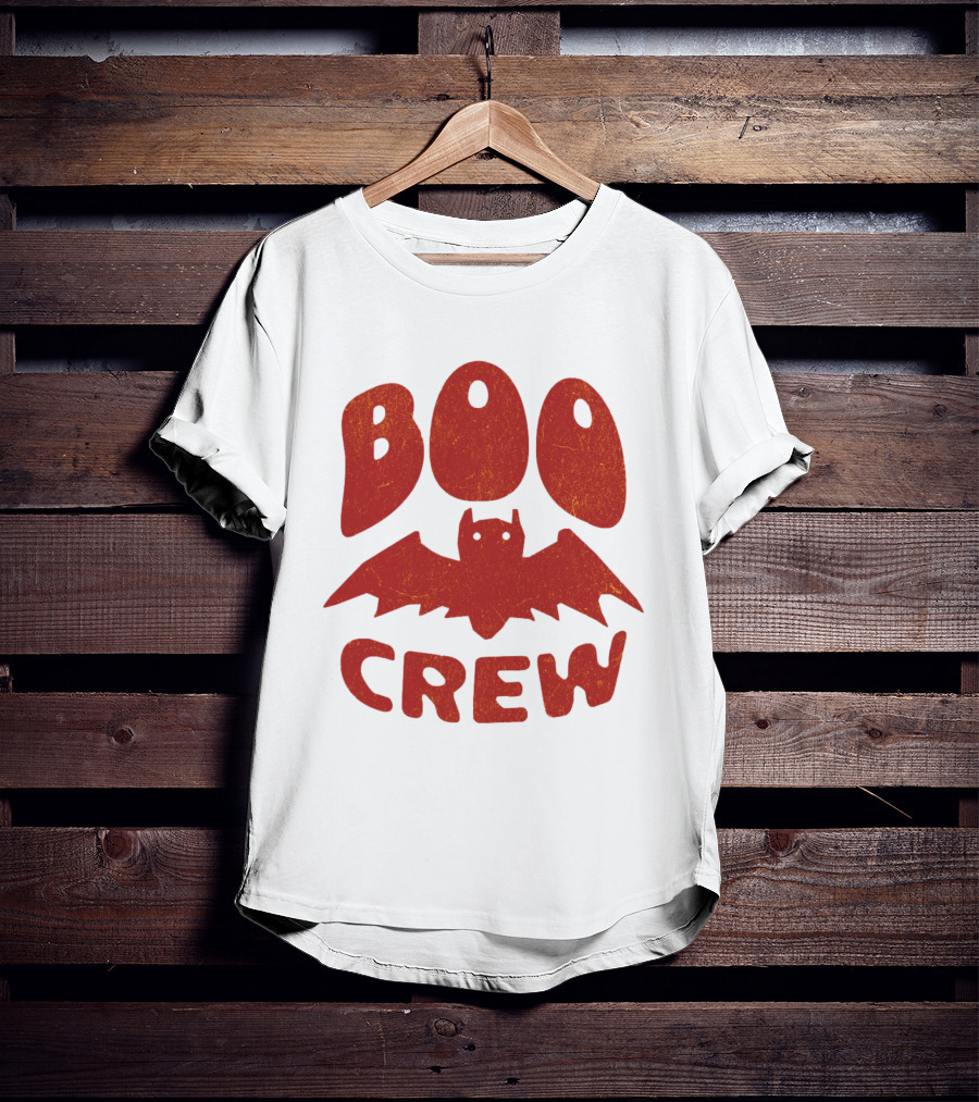 BOO CREW Bat Halloween T-Shirt