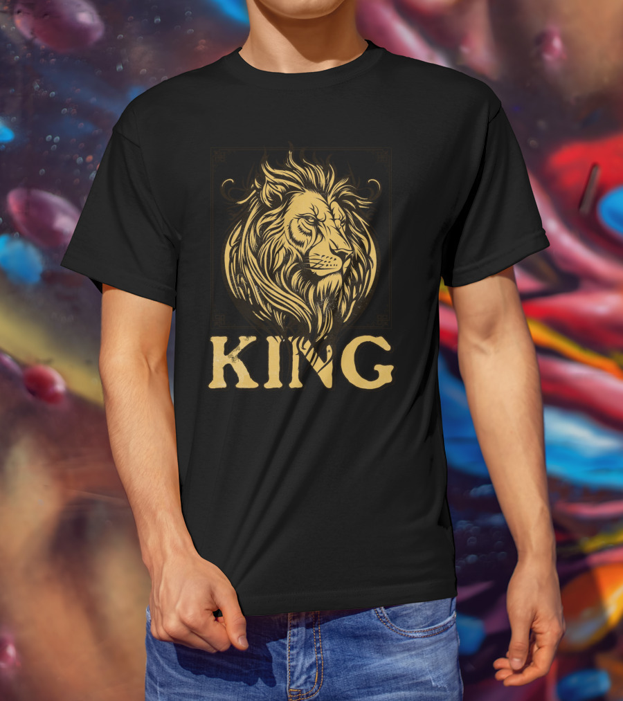 Lion Head King T-Shirt
