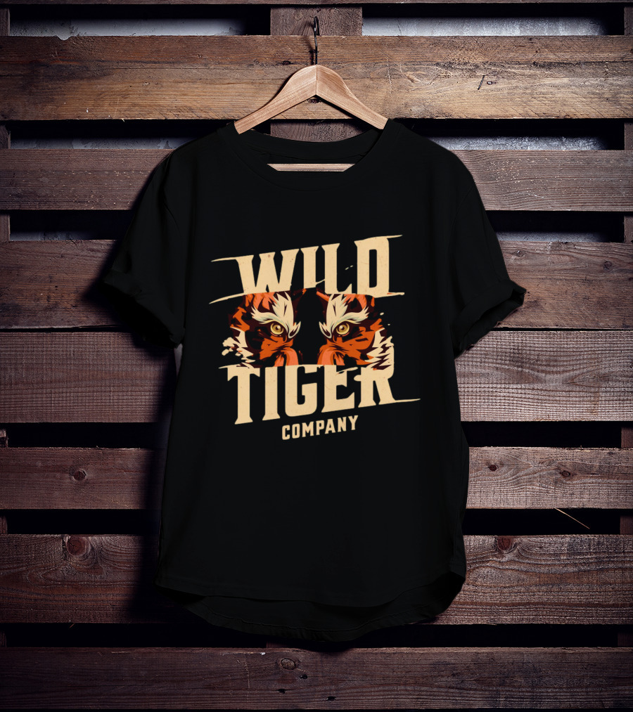 WILD TIGER COMPANY Tiger Eyes T-Shirt