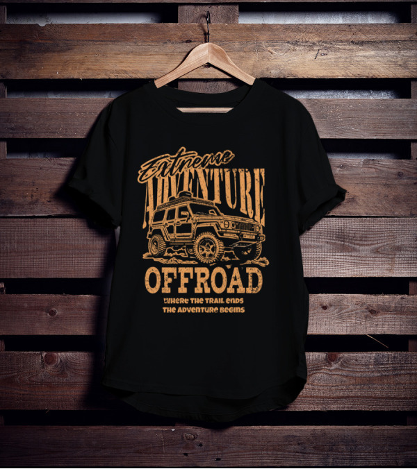 Extreme Adventure Offroad Where The Trail Ends The Adventure Begins T-Shirt