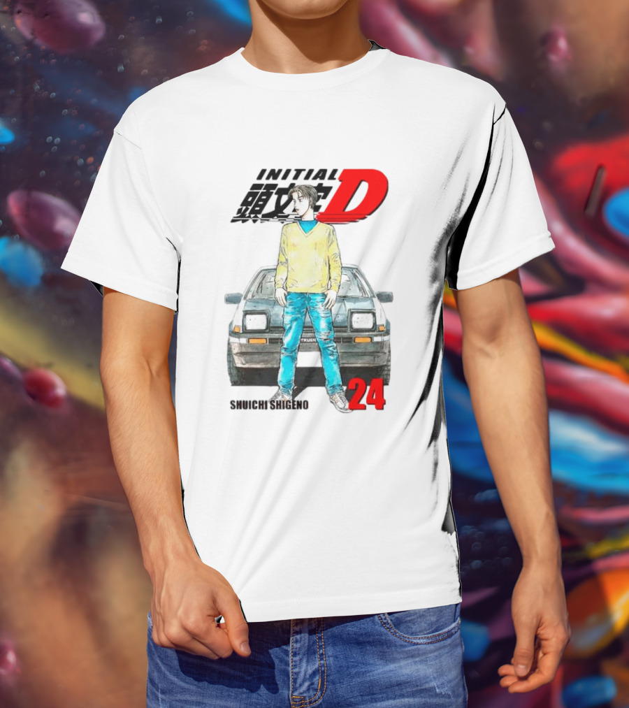 Initial D Shuichi Shigeno 24 T-Shirt