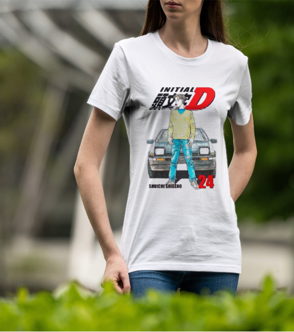 Initial D Shuichi Shigeno 24 T-Shirt