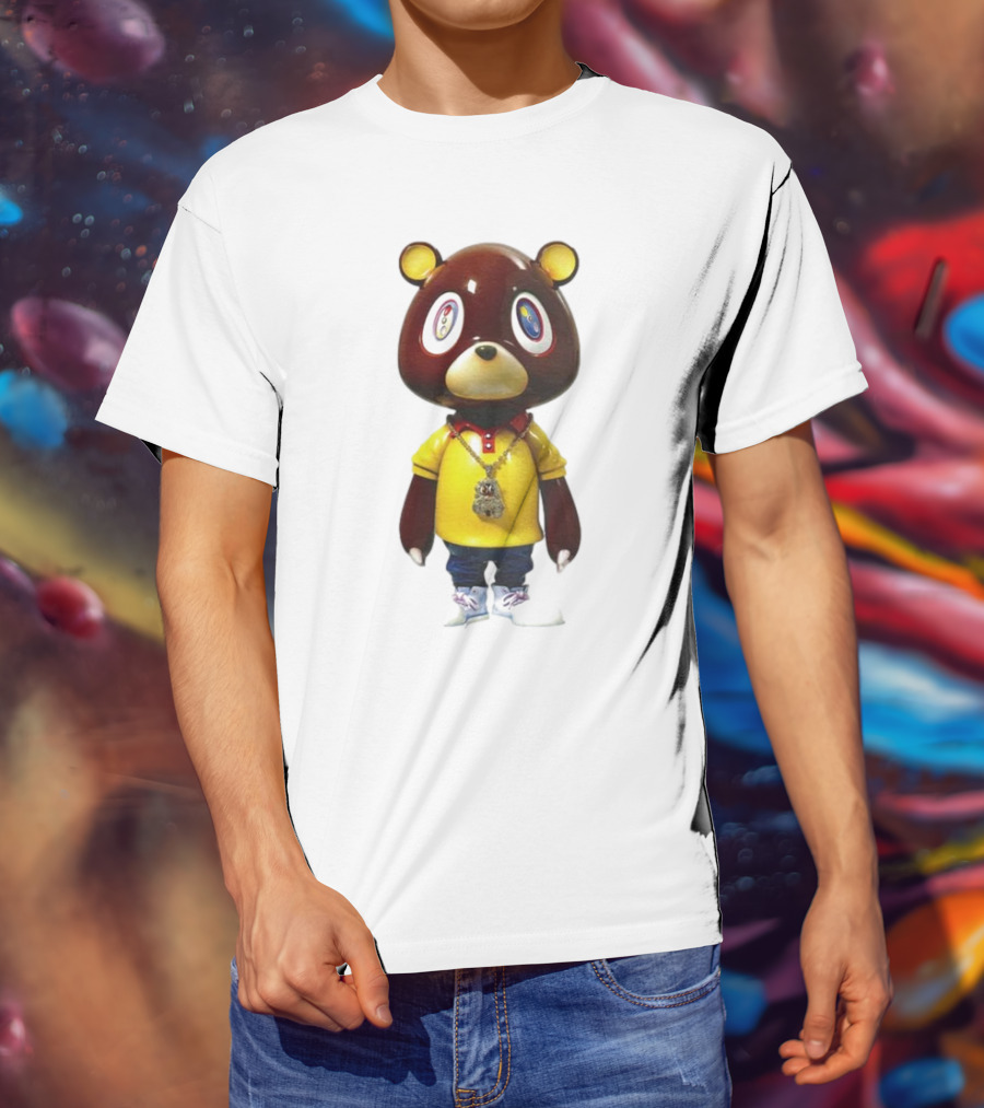 Takashi Murakami Kanye West Bear Figurine T-Shirt