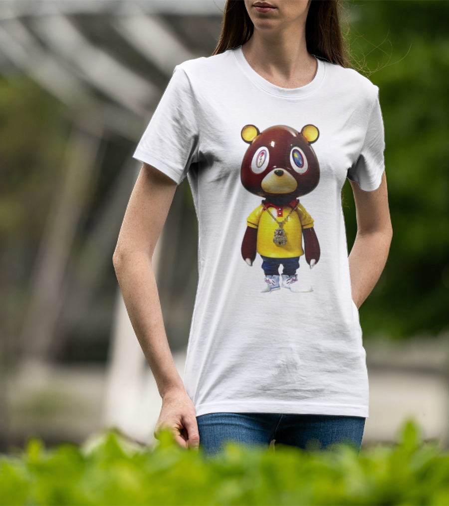 Takashi Murakami Kanye West Bear Figurine T-Shirt