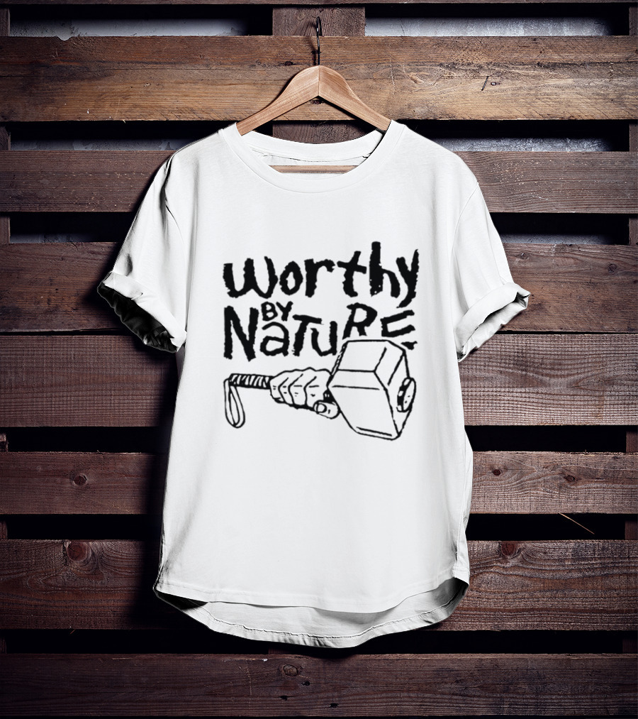 Worthy By Nature Thor Hammer Geek T-Shirt