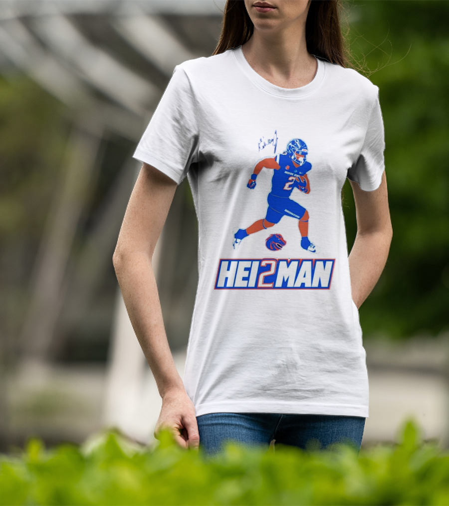 Ashton Jeanty Boise State Broncos Hei2man Football Player T-Shirt
