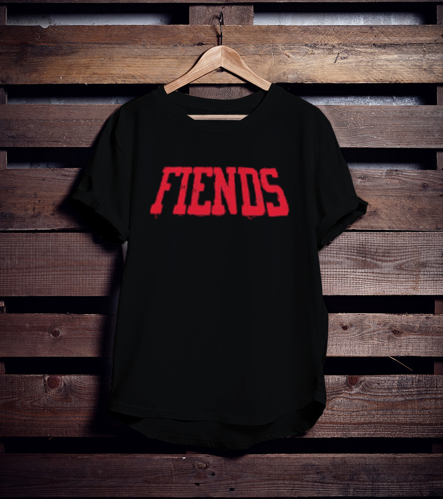FIENDS Bas Fiends Wotarswwfu Red T-Shirt