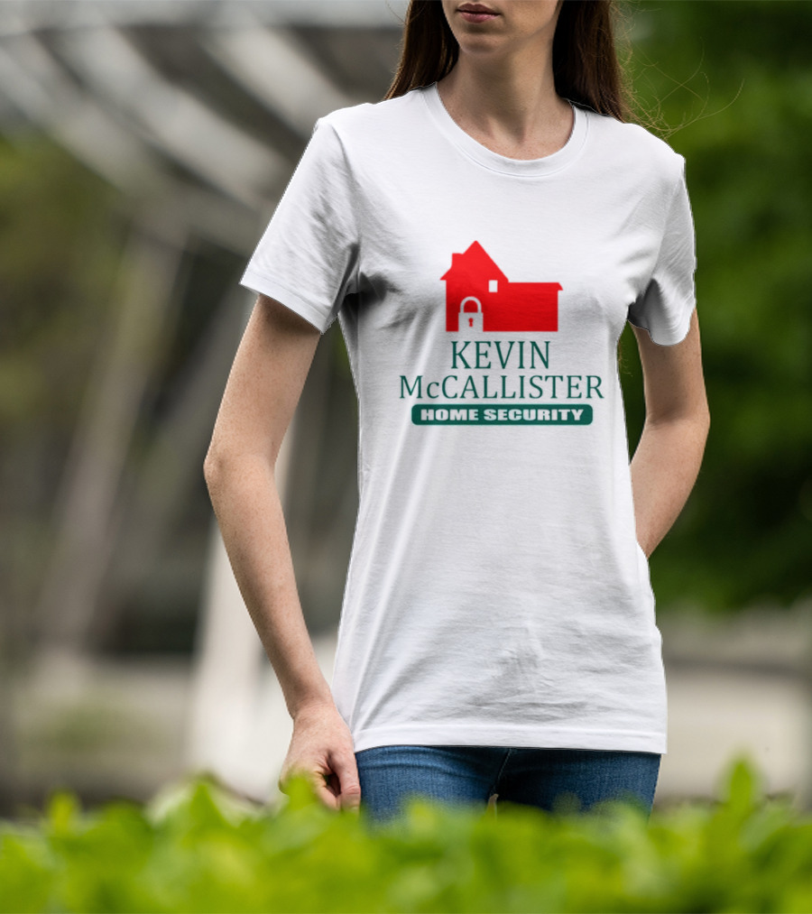 Kevin McCallister Home Security Red House Lock T-Shirt