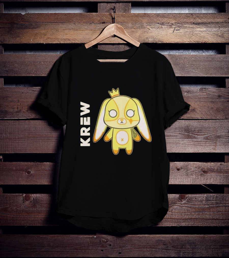 Krew Gold Crowned Teddy Character T-Shirt