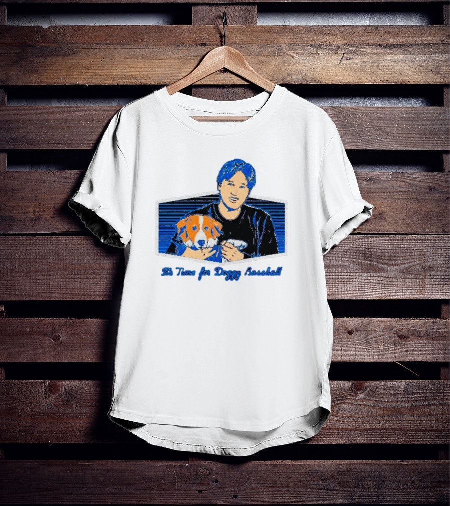 Shohei Ohtani It's Time For Doggy Baseball With Cute Pet T-Shirt