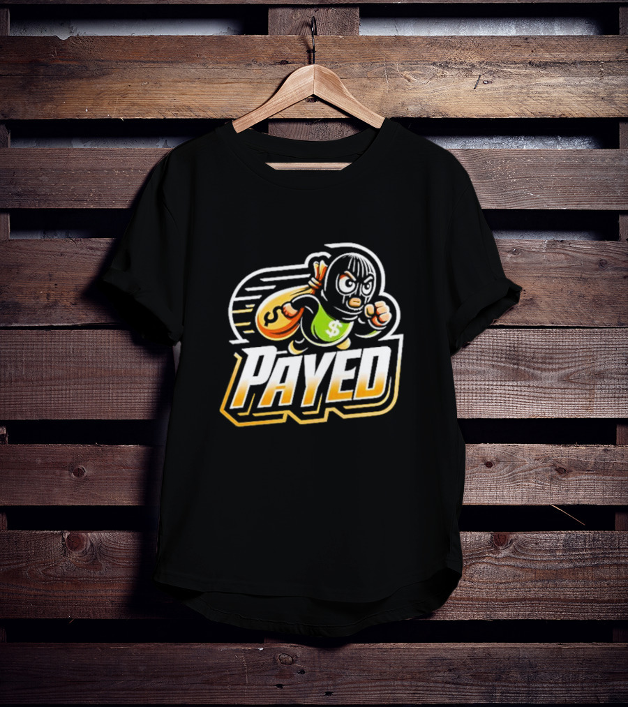 Ayed Payed Money Bag Masked Runner T-Shirt