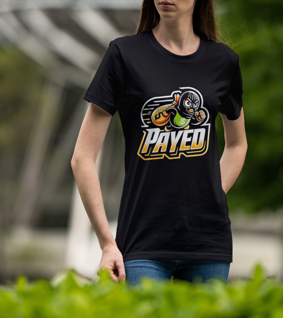 Ayed Payed Money Bag Masked Runner T-Shirt