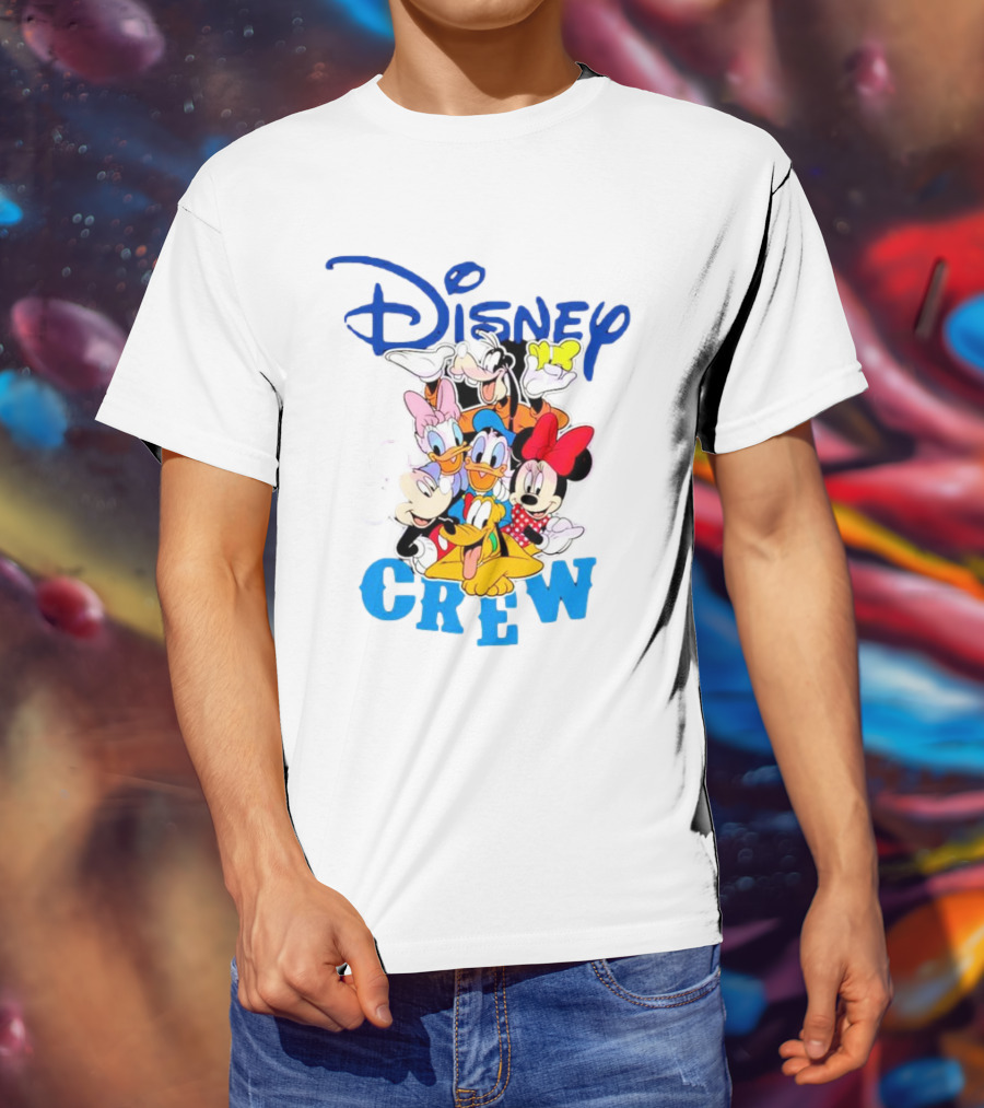 Disney Crew Mickey And Friends Group T-Shirt