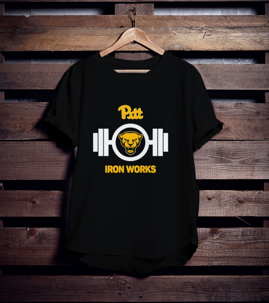 Pitt Panthers Iron Works Powerlifting T-Shirt