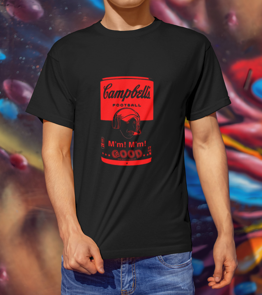 Campbell’s Football M'm M'm Good Soup Can T-Shirt