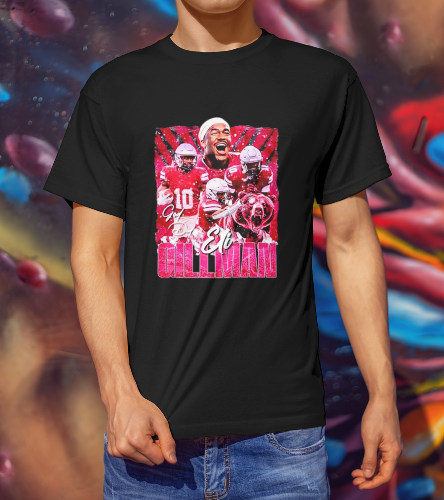 Gillman God Efo Heavyweight Premium Vintage Football T-Shirt