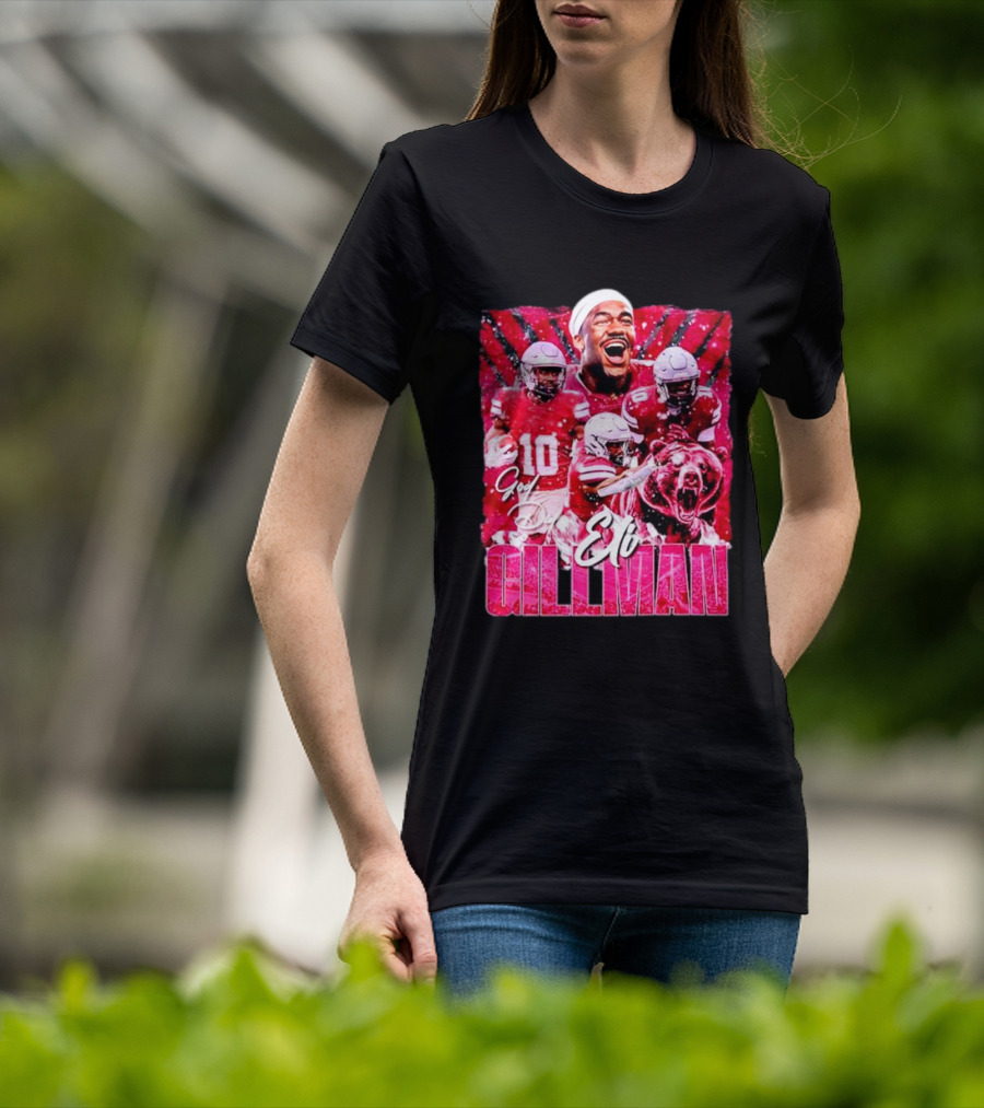 Gillman God Efo Heavyweight Premium Vintage Football T-Shirt