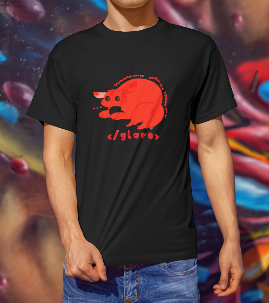 Glare Pokemon Red Coding Creature T-Shirt